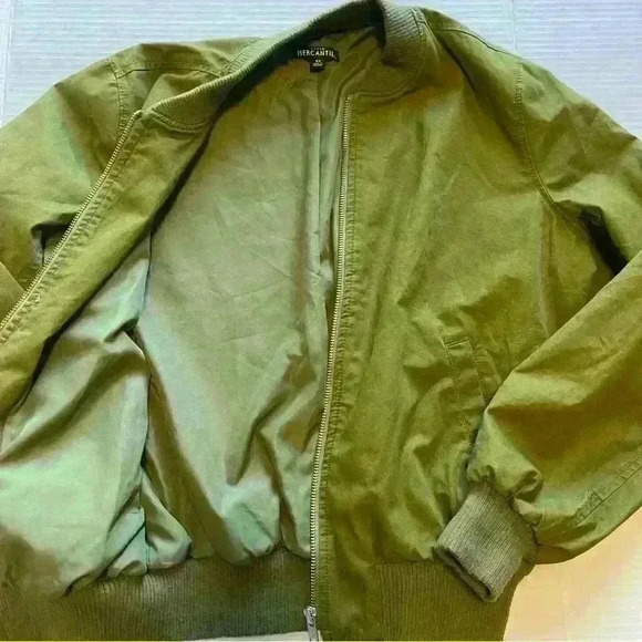 J Crew Mercantile Olive Green Cotton Jacket Size XS - Picture 5 of 7
